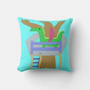Drache Baumhaus Kissen