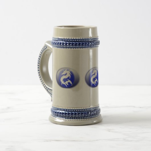 Drache Bierglas (Vorderseite Links)