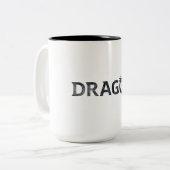 Drache Blaze Zweifarbige Tasse (Vorderseite Links)