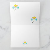 Drache Blume Karte (Innenseite)