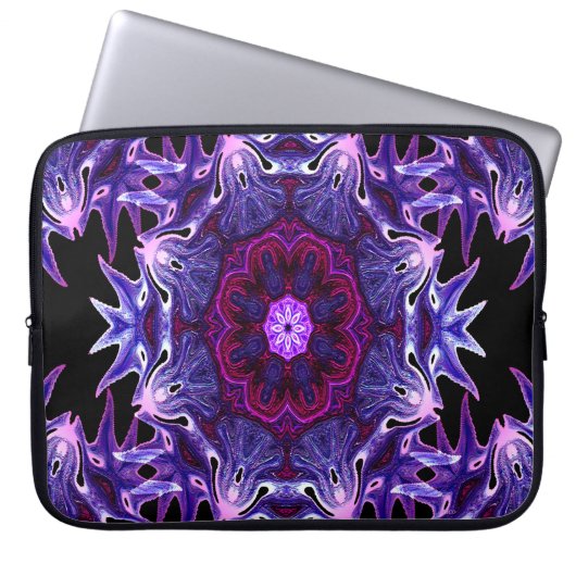 Drache Blume....... Laptopschutzhülle (Vorderseite)