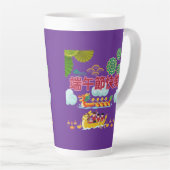 Drache Boot Harmonie königliches Violett Milchtasse (Rechte Ecke)