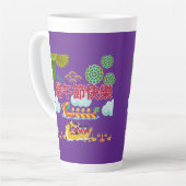 Drache Boot Harmonie königliches Violett Milchtasse (Linke Ecke)