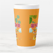 Drache Boot Harmonie Orange Milchtasse (Vorderseite)