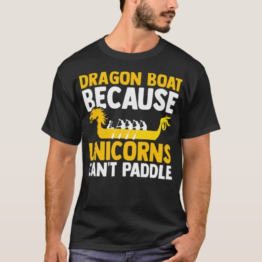 Drache Boot Rennen T-Shirt (Vorderseite)