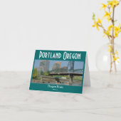 Drache-Boote notecard Karte (Gelbe Blume)