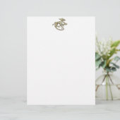 Drache Briefbogen (Stehend Vorderseite)