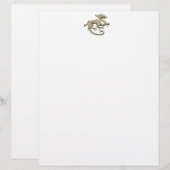 Drache Briefbogen (Vorne/Hinten)