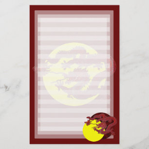 Drache Briefpapier