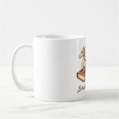 Drache Buch Fantasy Leser-Geschenk Kaffeetasse (Links)