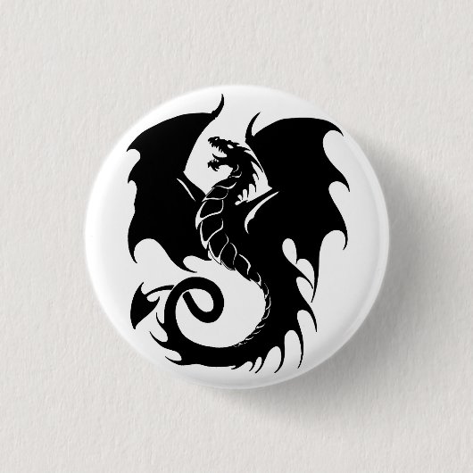 Drache Button (Vorderseite)