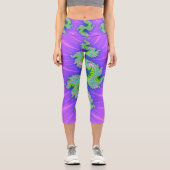Drache Capri Leggings (Vorderseite)