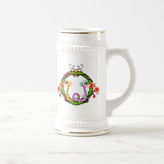 Drache-Charme Bierglas (Rechts)