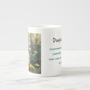 Drache - Chinesischer Horoskop Beinporzellan-Tasse Porzellantasse
