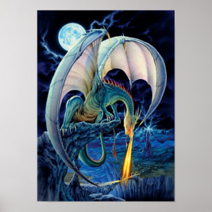 Drache-Damm-Plakat Poster