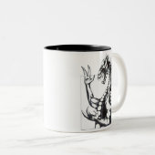 Drache der Dunkelheit Zweifarbige Tasse (VorderseiteRechts)