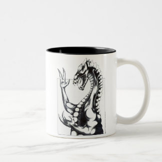 Drache der Dunkelheit Zweifarbige Tasse
