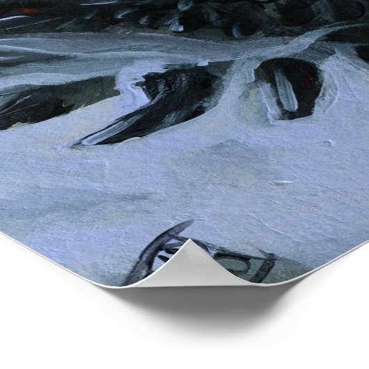 Drache der Dunklen Flamme Poster (Ecke)