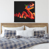 Drache der glühenden Chinesischen Parade Leinwanddruck (Insitu (Schlafzimmer))