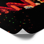 Drache der glühenden Chinesischen Parade Poster (Ecke)