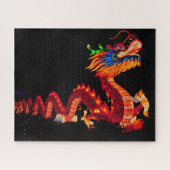 Drache der glühenden Chinesischen Parade Puzzle (Horizontal)