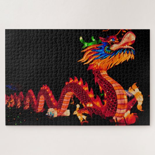 Drache der glühenden Chinesischen Parade Puzzle (Horizontal)