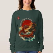 Drache der Krimson Sun Sweatshirt (Vorderseite)