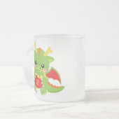 Drache, der Laterne hält Mattglastasse (Vorderseite Links)