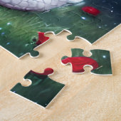 Drache der Liebe White Valentine Puzzle (Seite)