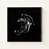 Drache der Nacht Notizblock (Rückseite)