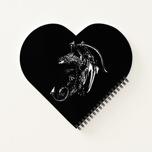 Drache der Nacht Notizblock (Rückseite)