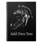Drache der Nacht Notizblock (Vorderseite)