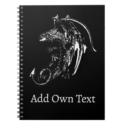 Drache der Nacht Notizblock (Vorderseite)