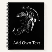 Drache der Nacht Notizblock (Vorderseite)