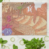 Drache der Naturschätze Geschirrtuch (Gefaltet)