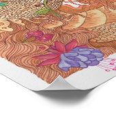 Drache der Naturschätze Poster (Ecke)