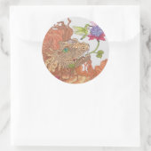 Drache der Naturschätze Runder Aufkleber (Tasche)