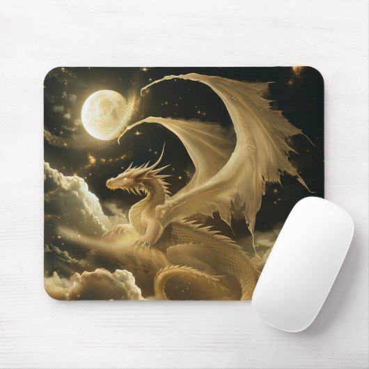 Drache der Night Mouse Pad Mousepad (Mit Mouse)