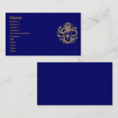 Drache der Pekinger Visitenkarte (Vorne/Hinten)