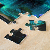 Drache, der Schloss schützt Puzzle (Seite)