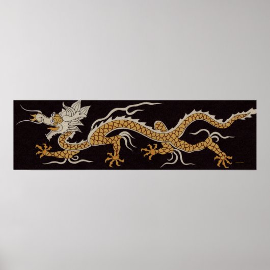 Drache des buddhistischen Posters Poster (Vorne)