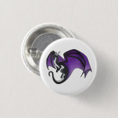 Drache des einfachen asexuellen Priesters Button (Vorne & Hinten)