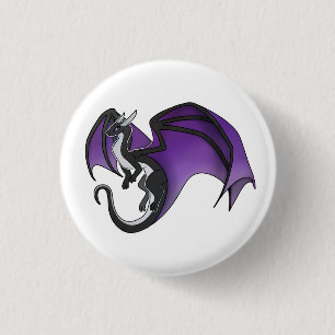 Drache des einfachen asexuellen Priesters Button