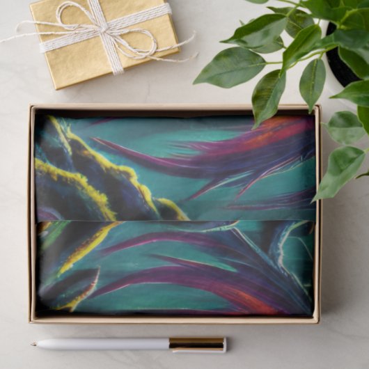 Drache des Feuerschädels Seidenpapier (Geschenk)