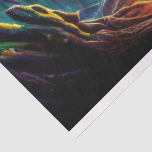 Drache des Feuerschädels Seidenpapier (Ausschnitt)