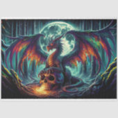 Drache des Feuerschädels Seidenpapier (Vorderseite)