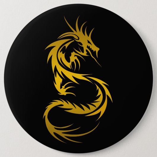 Drache des Goldes Button (Vorderseite)