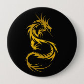 Drache des Goldknopfes Button (Vorderseite)