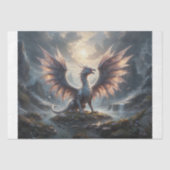 Drache des heiligen Tals Decoupage Seidenpapier (Vorderseite)