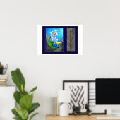 Drache des Hippocampus Sea Poster (Heimbüro)